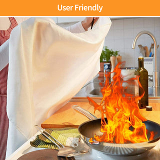 GENMARKS Fire Blankets Emergency for Home and Kitchen fire Blanket 4-pack.