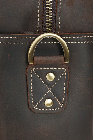 Raiyan Leather Office Laptop Bag - GENMARKS