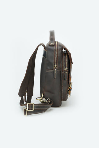 Rumaisa-Crossbody leather bag - GENMARKS