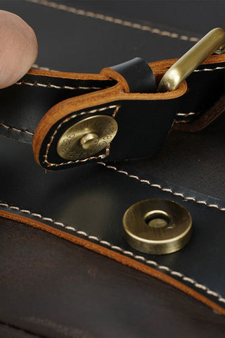 Rumaisa-Crossbody leather bag - GENMARKS