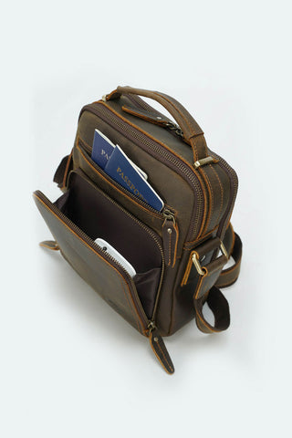 Shanzay Crossbody Leather Bag - GENMARKS
