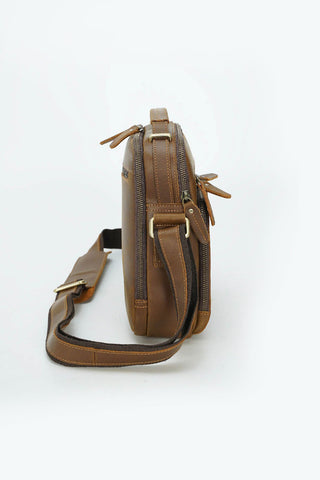 Shanzay Crossbody Leather Bag - GENMARKS