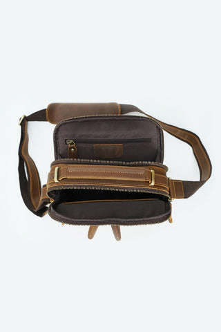 Shanzay Crossbody Leather Bag - GENMARKS