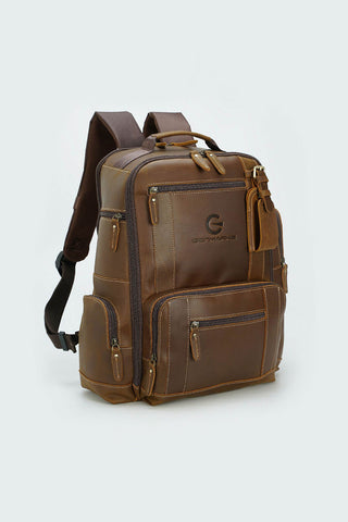 Zeta Leather Backpack - GENMARKS